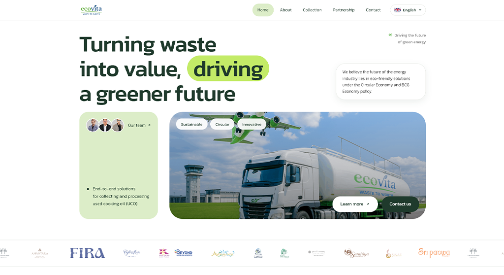 EcoVita – Sustainable Energy Corporate Website — ภาพที่ 3